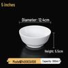 Белая melamine сервировочная миска Ru Han