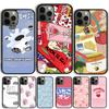 Японский клубничный молочный напиток Бутылка Чехол для телефона Для iPhone 17 Air 14 15 16 13 12 Чехол Для iPhone 17 Air 14 Pro Max Plus