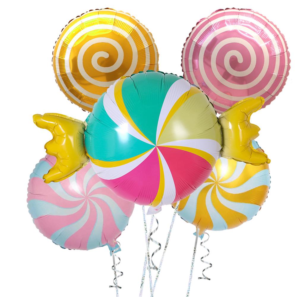Sweet Donut Ice Cream Cake Foil Balloons Love Helium Balloon Baby Shower Birthday Party Decoration Kids Toy Digital Figure Globo