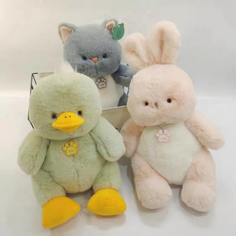 Мягкие игрушки Кролик Куклы Kawaii Пасхальные подарки Игрушка Мягкая набивная игрушка Животное Утка Медведь Кошка Щенок Собака Мягкие игрушки для детей