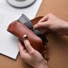 Hanging Neck Glasses Storage Bag Leather Soft Glasses Case Sunglasses Case  Eyeglasses Accessories