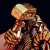 Латунная фигурка Гнома-Воина Козла Миниатюрные Настольные Украшения Ретро Металлические Модели Статуэтка Украшение для Дома