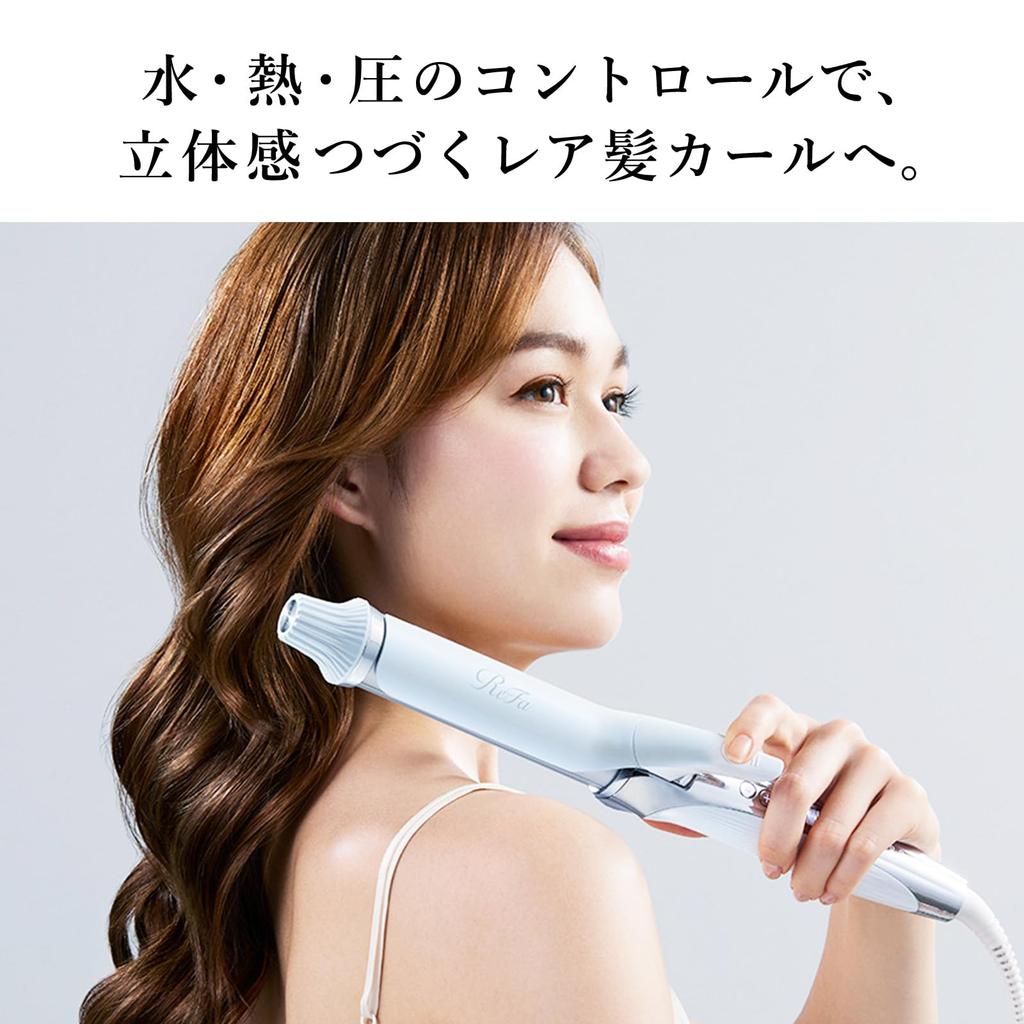 Store ReFa Curl Iron Pro 32mm ReFa CURL IRON PRO32mm White Guidebook Included Curling Iron Shiny Shiny No Damage Present Gift Overseas Compatible Iron