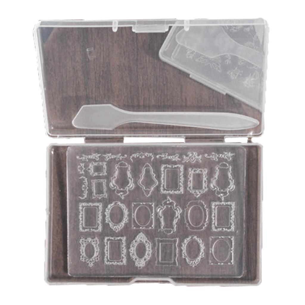 Ультратонкая силиконовая форма для дизайна ногтей, прозрачная пластина для штамповки, трафареты для ногтей, инструменты для маникюра своими руками