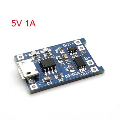 Micro USB 5V 1A TP4056 Модуль зарядного устройства для литиевой батареи Зарядная плата с двойной защитой