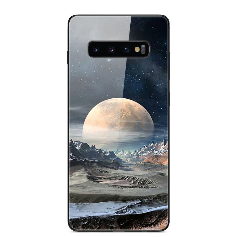 Для Samsung S10 Plus Чехол Закаленное Стекло Жесткая Задняя Крышка Телефона coque Для Samsung Galaxy S10E S 10 5G S10plus бампер чехлы capa