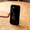 Музыкальная Музыкальная Скрипка Гитара Чехол для Телефона Для Samsung  A73,72,71,A52,51,40,41,A22,A32,31,A13, Мягкий Черный Корпус