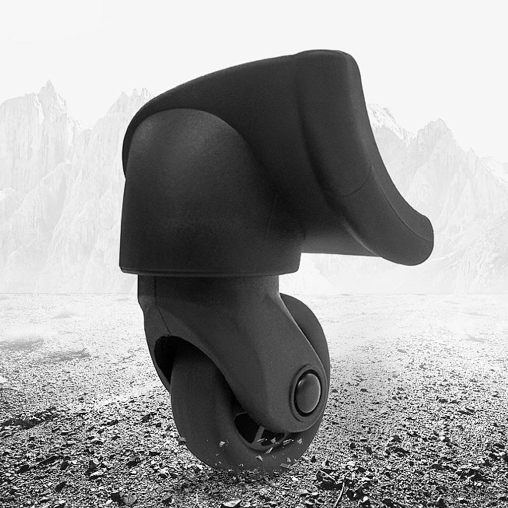 4 шт. Практичный набор сменных колес для чемодана, Легко установить, Колеса для багажа, Вращение на 360 градусов, Для часто путешествующих