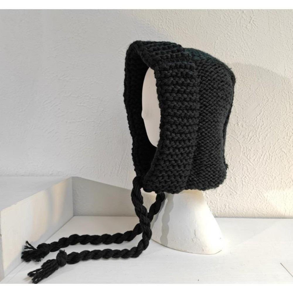 Warm Woolen Cap Thickened Beanie Hat Trendy Knitted Cap Autumn Winter