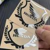 Silver Reflective Car Stickers for HONDA, Suitable for Modifying Motorcycle, Racing Helmet Fuel Tank Exhaust Pipe Decoration.