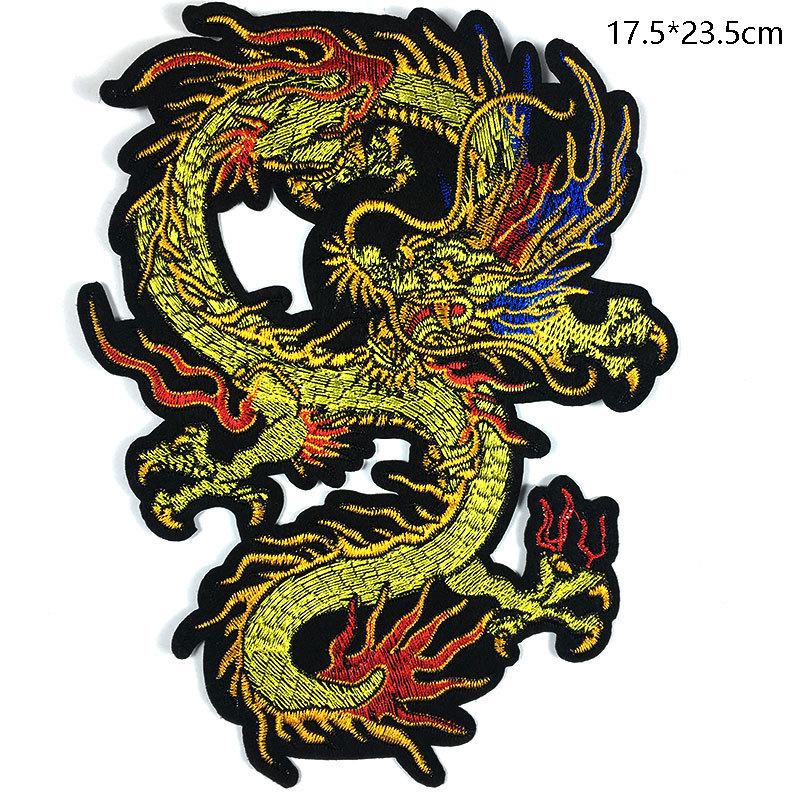 1Pcs Dragon Embroidered Decal Patch For Clothing Patches Clothes Decoration