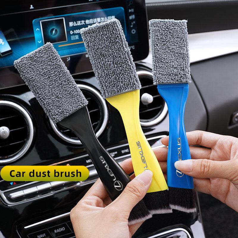 2 In 1 Car Dust Tool Cleaning Brush Accessories Interior For Lexus F SPORT LBX NX RX 350h 450h ES UX 300e GS GX IS LS LX CT LC