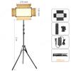 U800+ RGB LED видеосветильник для уличной фотостудии двухцветный 3200K-6500K с регулировкой яркости и штативом с дистанционным управлением для видеозаписи