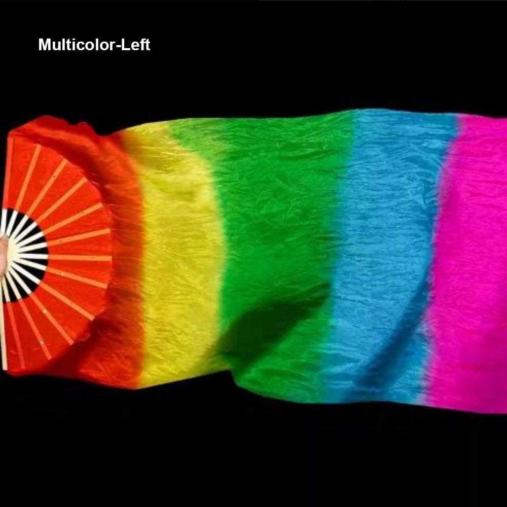 Разноцветный инструмент для практики танцора 50 см Танец на площади Горячая распродажа Веер для танца живота Ребенок Женщина