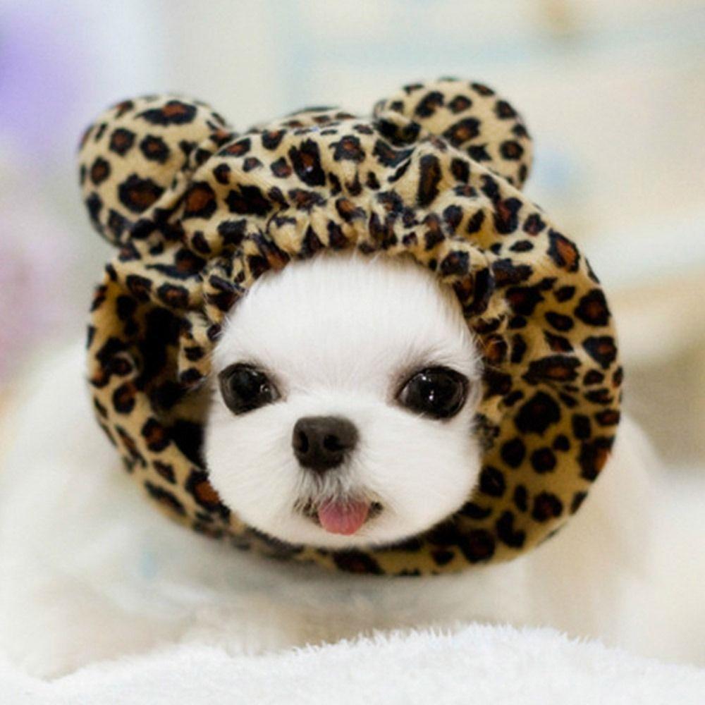 2 шт. Зимние регулируемые шапки-наушники для собак с завязками, шапка для питомца, головной убор для питомца, теплая шапка для собаки