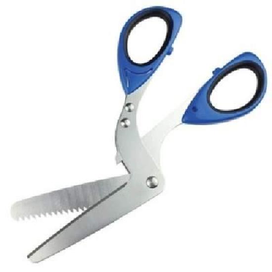 Shredder scissors Total length Blade length 7cm destroying USB membership (scissors) approx. 18cm, approx. [For receipts, CDs, DVDs, memory, cards,