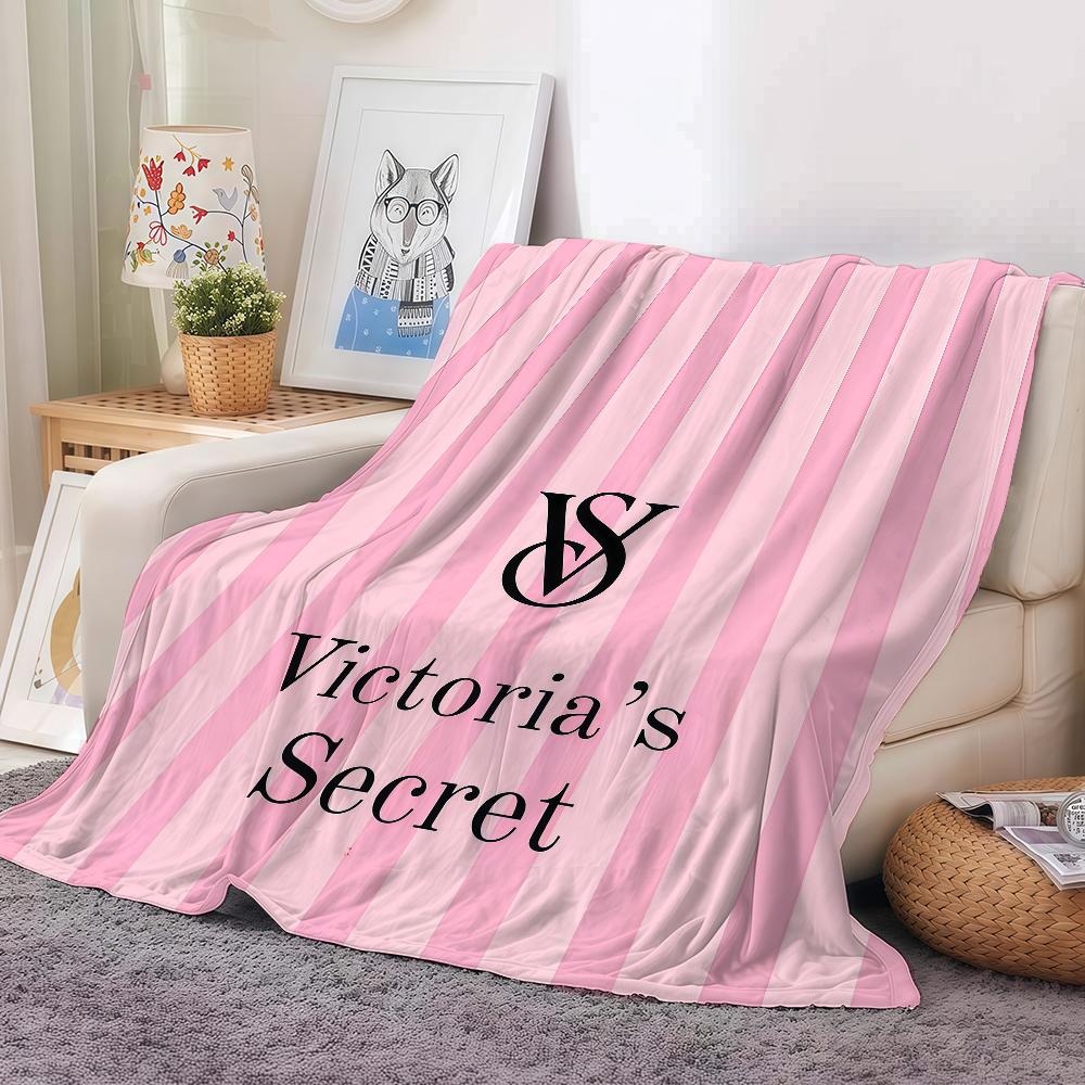 Модное одеяло V-Victorias Girl Теплое и мягкое Подходит для спальни, гостиной, дивана, кровати, офиса, путешествий, кемпинга