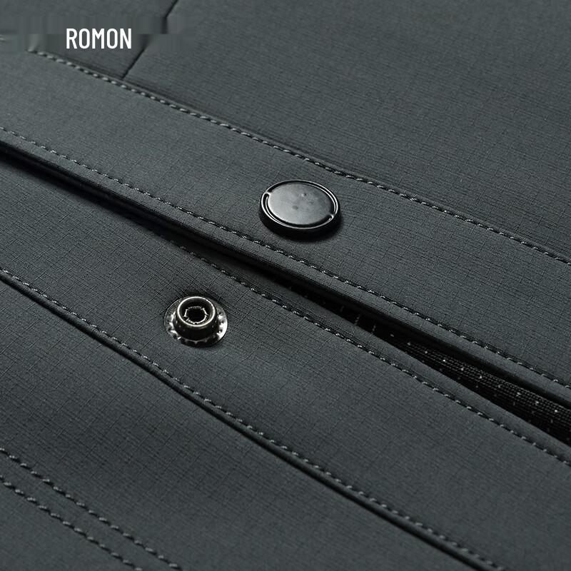 ROMON Men's Business Casual Lapel Jacket