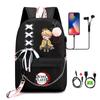 Anime Bookbag Cartoon Printing Laptop Bagpack Teenage Backpack Back To School Unisex School Bags for Boy Girls