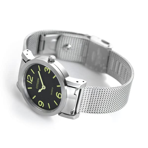 Citizen Тактильные часы для слабовидящих AC2200-55E Унисекс Сетчатый ремешок