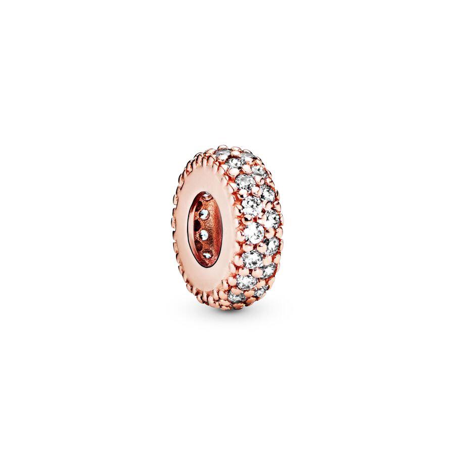 Miniso Блестящая Шарм-бусина с покрытием Rose Gold Шармы Подвески Подлинные Совместимы с медными Браслетами Ожерельями Бусины Идеально Для DIY Украшений Подарок Женщине