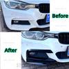 Для BMW 3 серии F30 F31 M-пакет 320i 325i M-Sport 2012-2019 ABS Глянцевый черный Передний бампер Противотуманная фара Губа Спойлер Комплекты обвеса Тюнинг