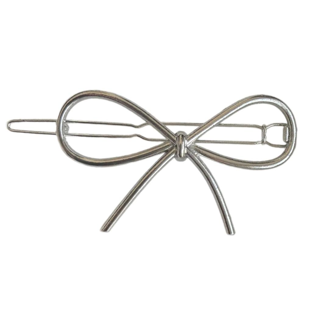 Electroplate Bowknot Hair Clip Metal Hair Clip Korean Hairpin Female Side Clip Cute Hair Decors Women Fashion Barrettes