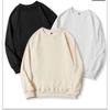 Printed Embroidered LOGO Bat Sleeves Round Neck Solid Color Sweatshirt