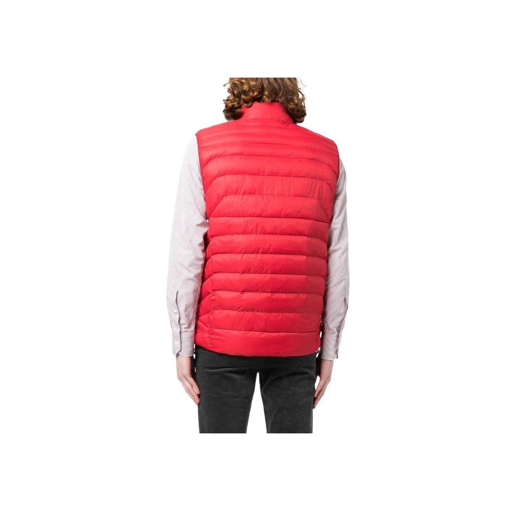 Polo Ralph Lauren FW22 сплошной логотип вышитый воротник стойка жилет мужские жилеты 710845941-005