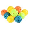 Мяч для пиклбола METERXITY Outdoor Pickleball 12 предметов, 40 лунок, подходит для тренировок в помещении и на улице, цвет синий, зеленый, желтый, оранжевый (USAPA)