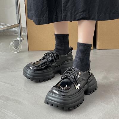 Весна/осень удобные туфли на плоской подошве с сексуальным металлическим квадратным каблуком модные туфли на высоком каблуке элегантные повседневные женские туфли нового поступления