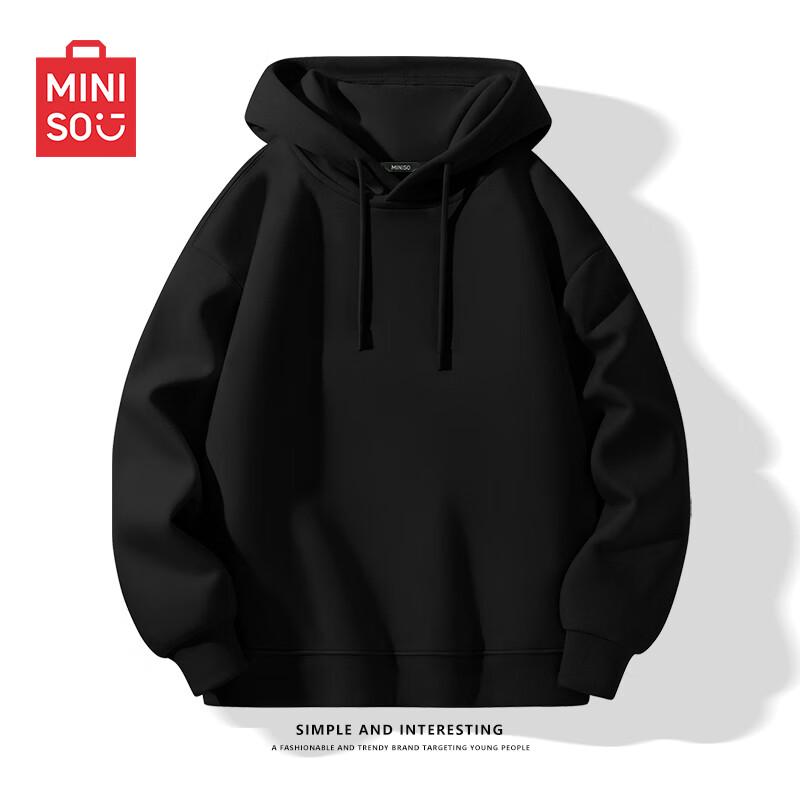 MINISO Мужская толстовка с капюшоном свободного кроя