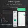 Electricity Statistics Tuya WiFi Smart Circuit Breaker Din Rail Switch  Smart Home