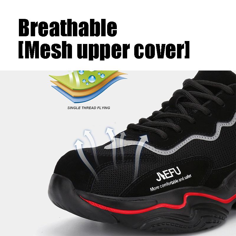 Рабочая защитная обувь. Изолирующая рабочая обувь со стальной головкой, противоразбивающая и непрокалывающая. Легкая дышащая и не впитывающая запах защитная обувь.