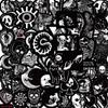 50PCS Gothic Stickers for Hydro Flask Vinyl Waterproof Stickers for Laptop,Skateboard,Water Bottles,Computer,Phone
