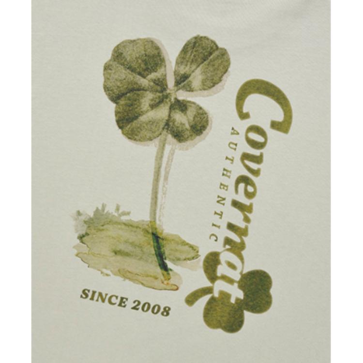 Covernat Ss23 Letter Pattern Printed Crewneck Sweatshirt Unisex sweatshirt Mint CO2301CR07MI