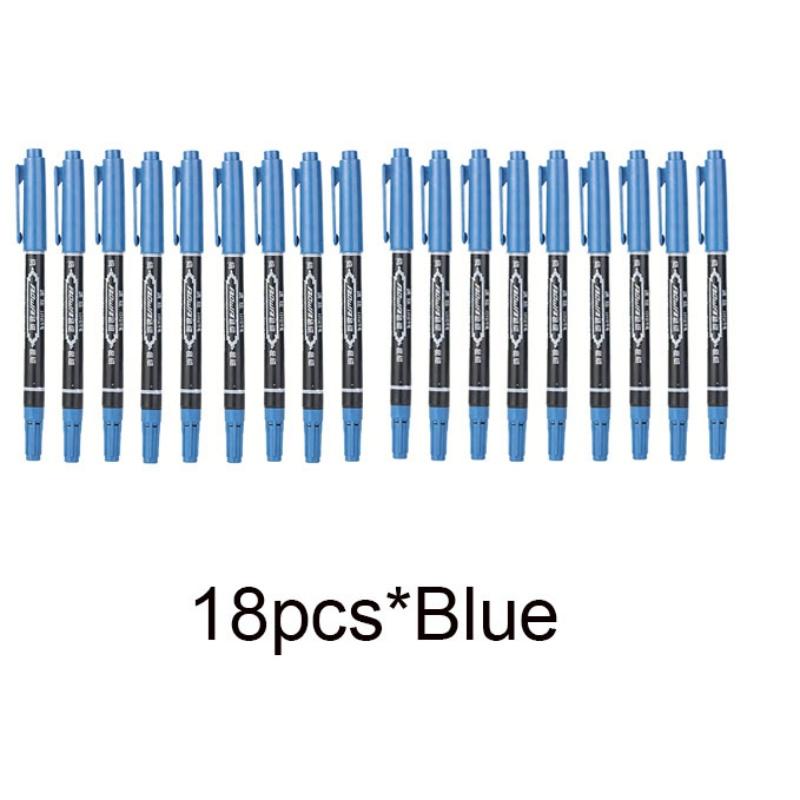 Смываемые и стираемые маркеры с двумя наконечниками - Тонкий и широкий маркеры на водной основе для детского творчества, рисования, обучения, офисного использования