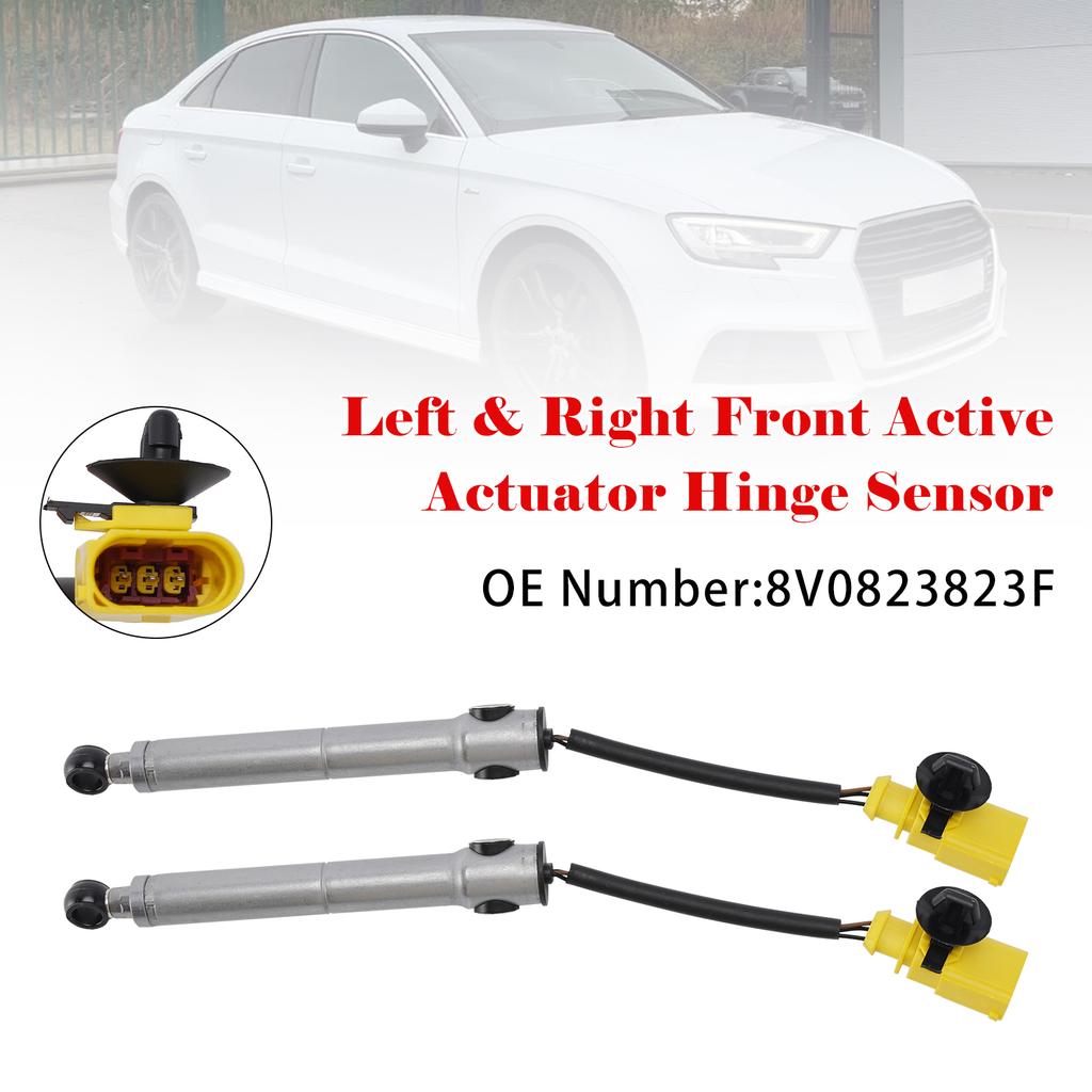 Left & Right Front Active Actuator Hinge Sensor 8V0823823F For A3 2013-2016