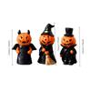 Halloween Fun Pumpkin Festival Party Home Desktop Atmosphere Decoration Ghost Witch Doll Festival Ghost Doll Mini Resin Ornament