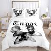 Tupac Shakur Collage Print 3Pcs Bedding Setduvet Cover With 2 Bedropillowcase Home Birthday Gift