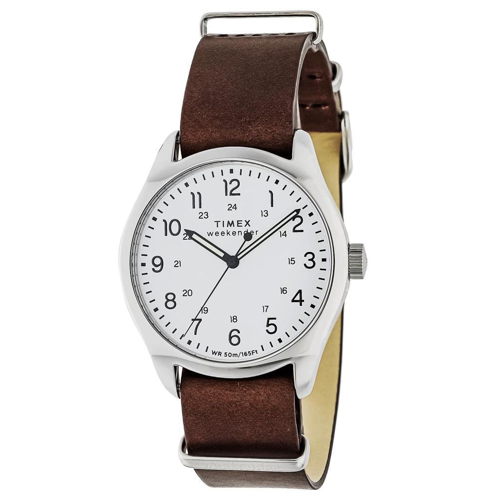 TIMEX Weekender Кварцевые 50м Водонепроницаемые Минеральное Стекло Белый Циферблат TW2Y35800 Мужские