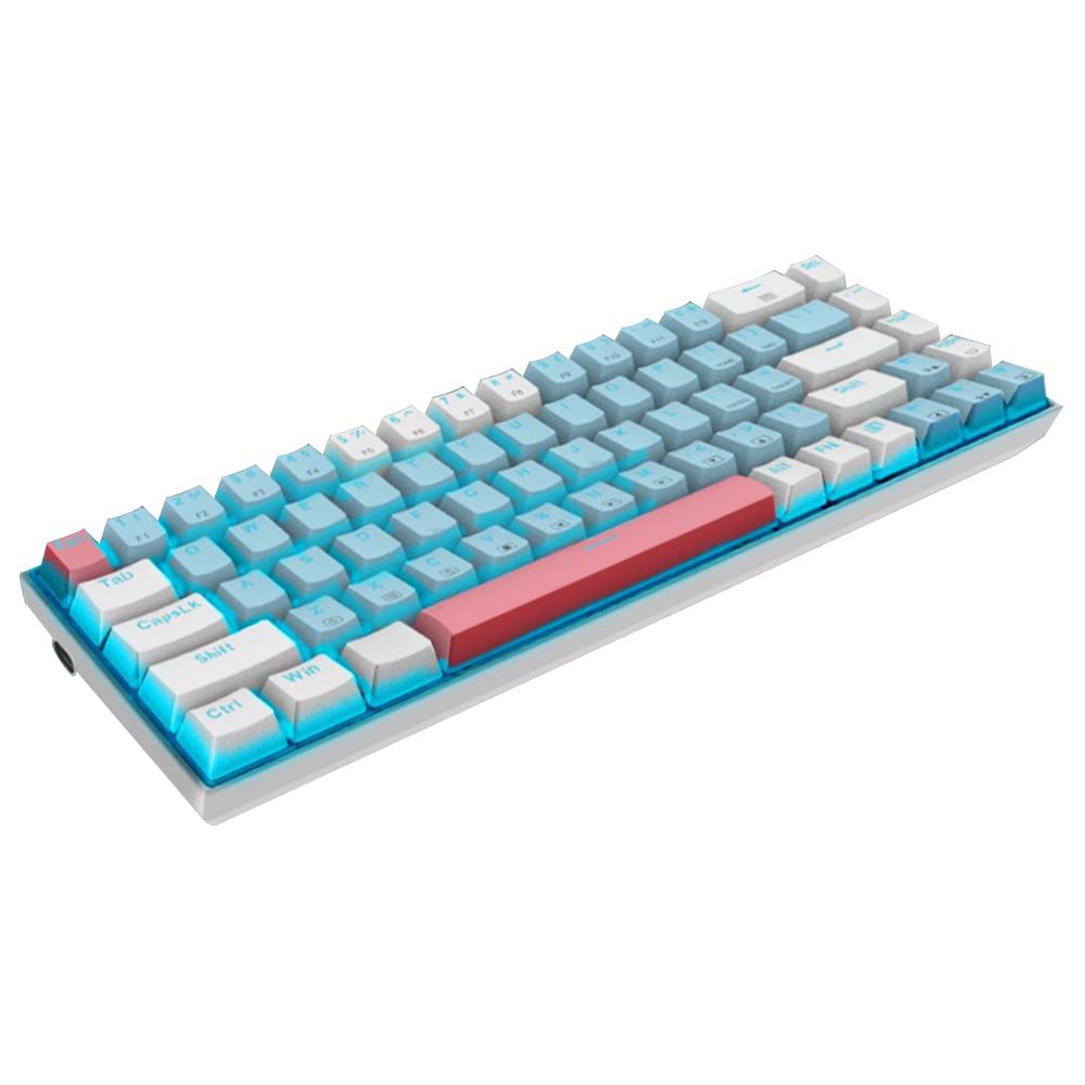 Mini 60 Percent Mechanical Keyboard RGB Backlit Waterproof 60% Wired Gaming Keyboard for PC Gamer
