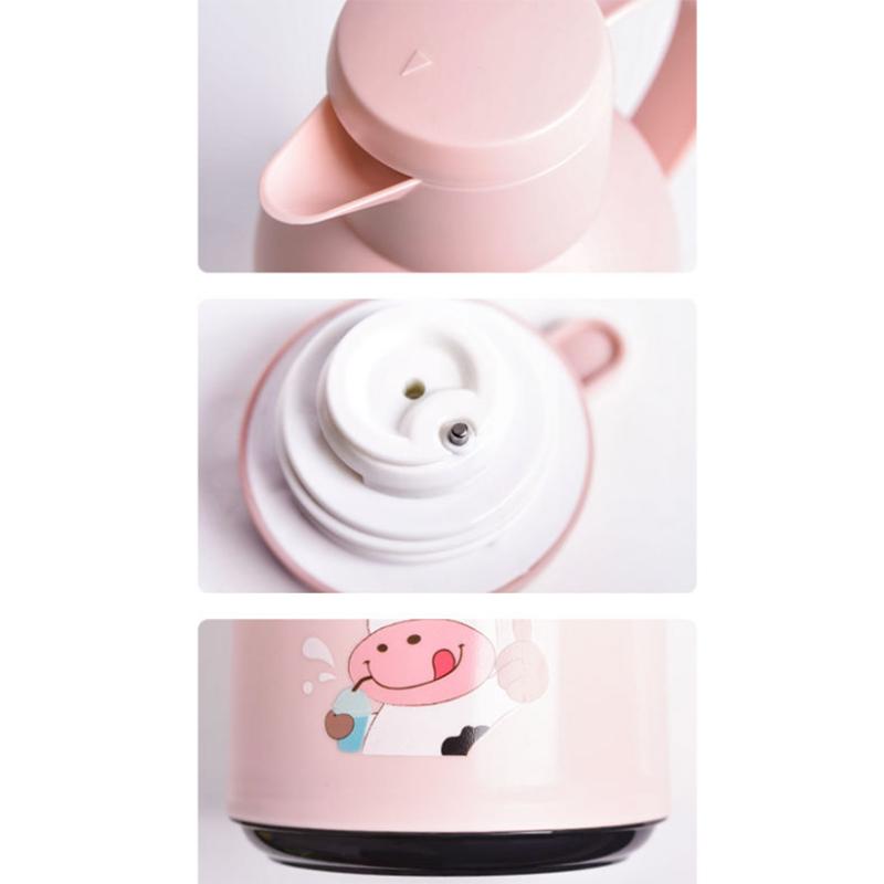 Insulation Pot Home Office Large-capacity Vacuum Thermos Portable Glass Liner Insulation Kettle Water Bottle