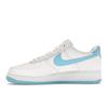 Nike Air Force 1 07 Белые мужские кроссовки Aquarius Blue FQ4296-100