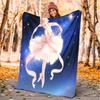1 шт. Танцующее, Небесное, Изящное Фланелевое Одеяло с Цифровой Печатью, Супер Мягкое Плюшевое Флисовое Покрывало на Кровать, Универсальное Всесезонное Одеяло для So