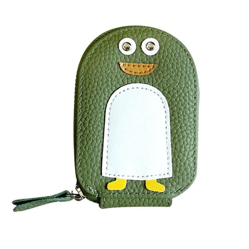 Ультратонкий держатель карт из натуральной кожи для женщин – стиль 2025 года, компактный, антиразмагничивающий, модный дизайн