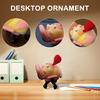 Flocked Swiveling Seat Ornament For Cars, Offices, And Desktops , Decompression Ornament