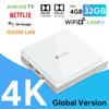 ATV Set Top Box MECOOL Белый Android 11 Google Netflix 4K Dolby Atoms/Vision Сертифицировано 1000M 2.4/5G WiFi6 KM2 Plus Deluxe