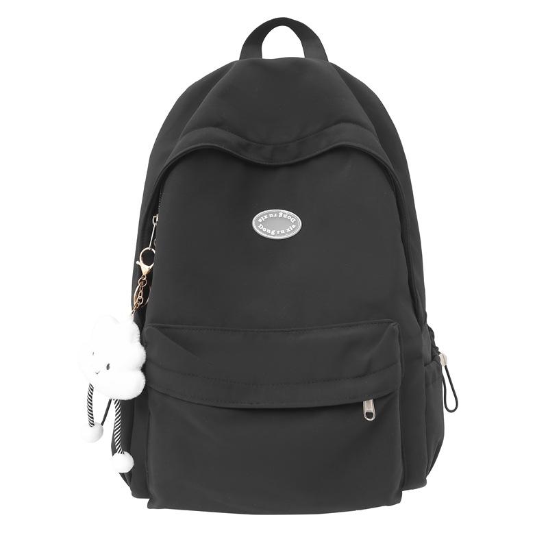 Школьная сумка Schoolbagins Однотонная Повседневная Универсальная Рюкзак большого объема для ученика средней школы 1011 Новая корейская версия Рюкзак в студенческом стиле