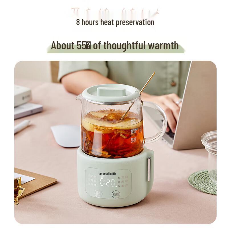 Bear Mini All-Glass Wellness Kettle 0.4L CN plug (adapter included)